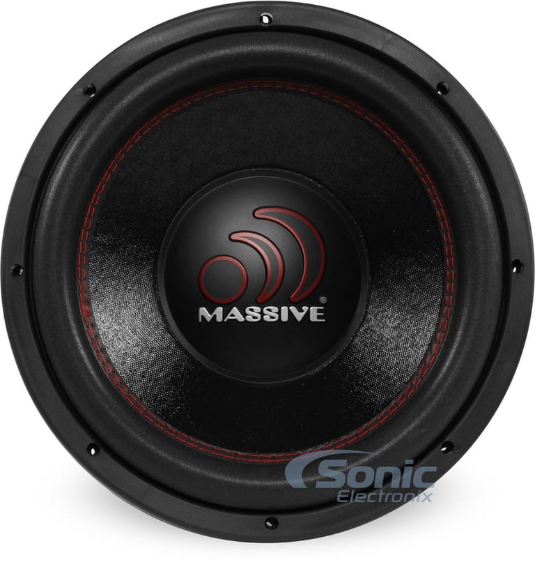 Massive Audio GTX124 12" Subwoofer w/ Sealed Enclosure Image 2