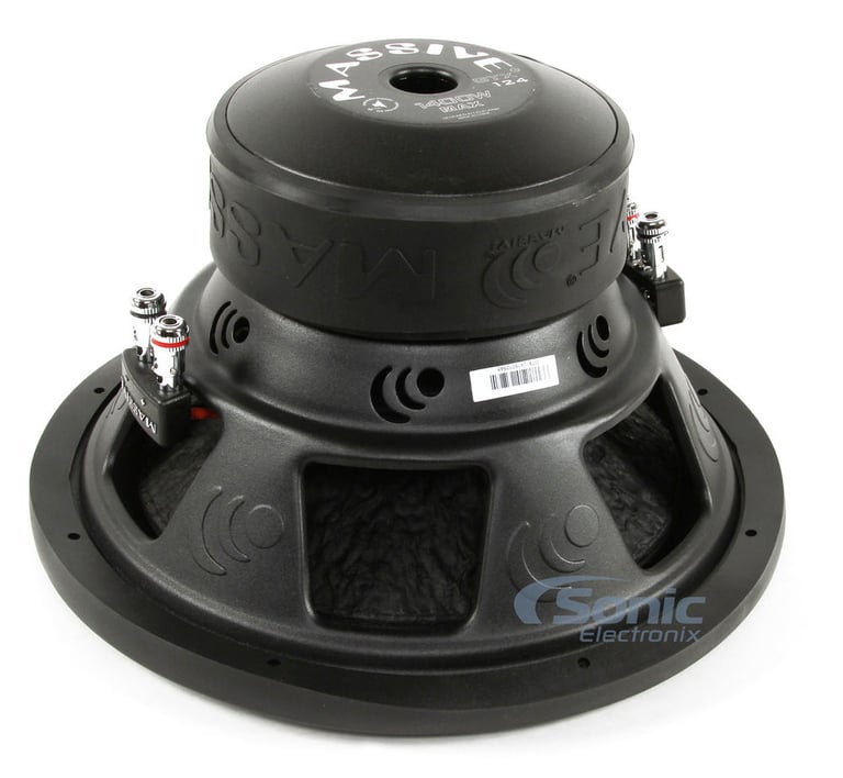 Massive Audio GTX124 12" Subwoofer w/ Sealed Enclosure Image 5
