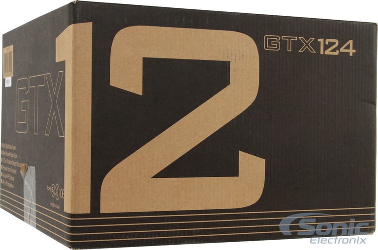 Massive Audio GTX124 12" Subwoofer w/ Sealed Enclosure Image 7