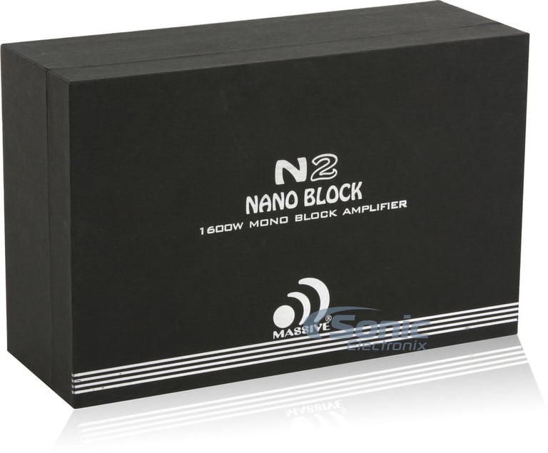 Massive Audio N2 Ultra-Compact Class-D Monoblock Amplifier w/ 4 AWG OFC Amp Kit Image 8