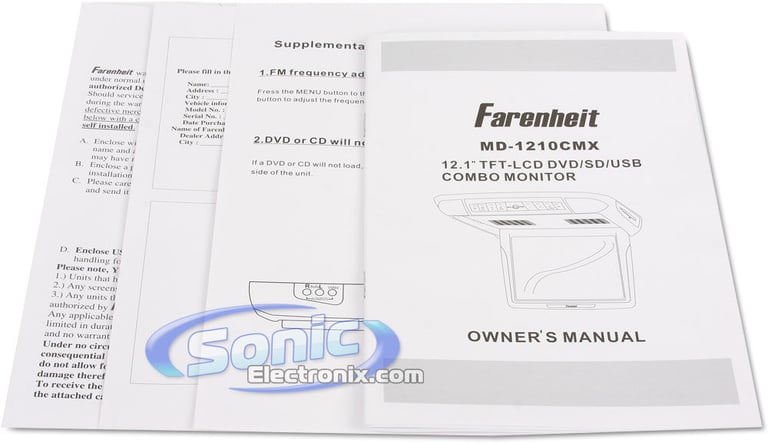 Farenheit MD-1210CMX (Black/Gray/Beige Skins Included) Image 15