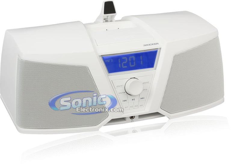 Kicker ZK150W (White ZK150, 09ZK150W) Zune Speaker Dock Image 1