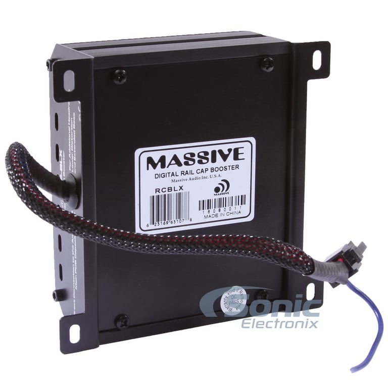 Massive Audio RAILCAP-B (RCB) Open Box (Complete) Image 2