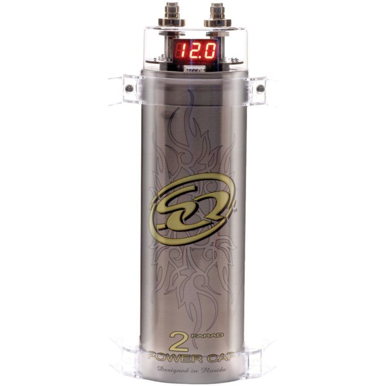 Sound Quest 2 Farad Capacitor SQCAP2M Image 1
