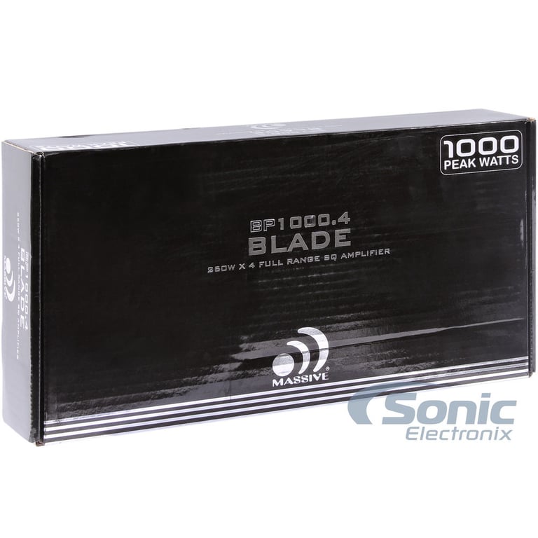 Massive Audio BP1000.4 v2 (Like New (Open Box)) Image 5