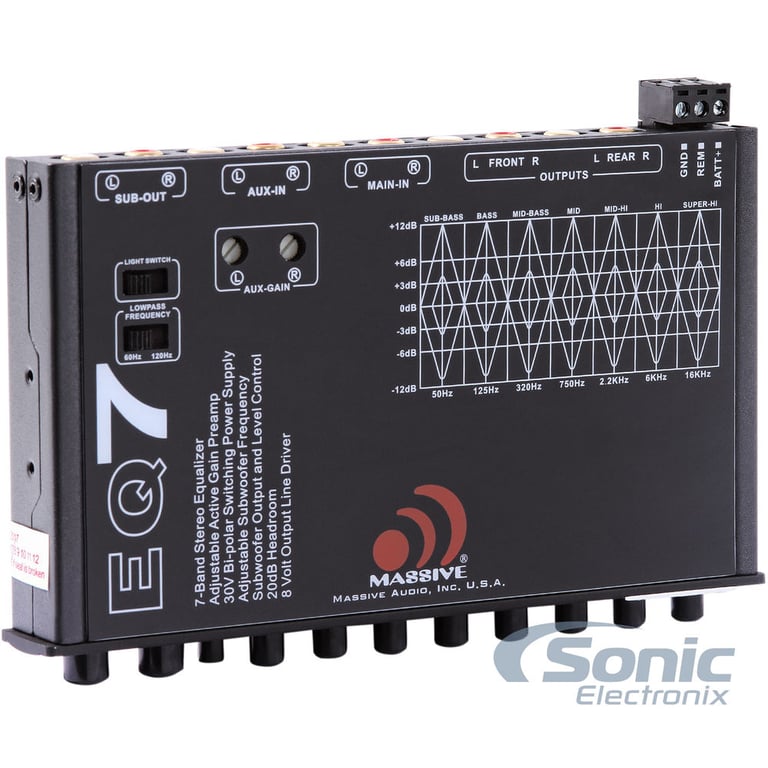 Massive Audio EQ 7 (Ships as new model EQ7X) Image 1