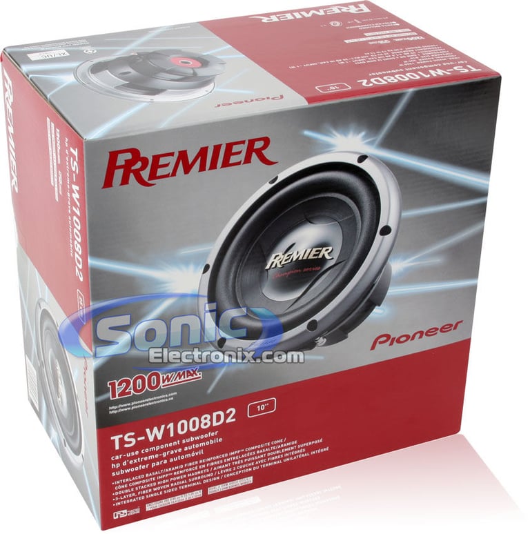 Pioneer Premier TS-W1008D2 Image 4