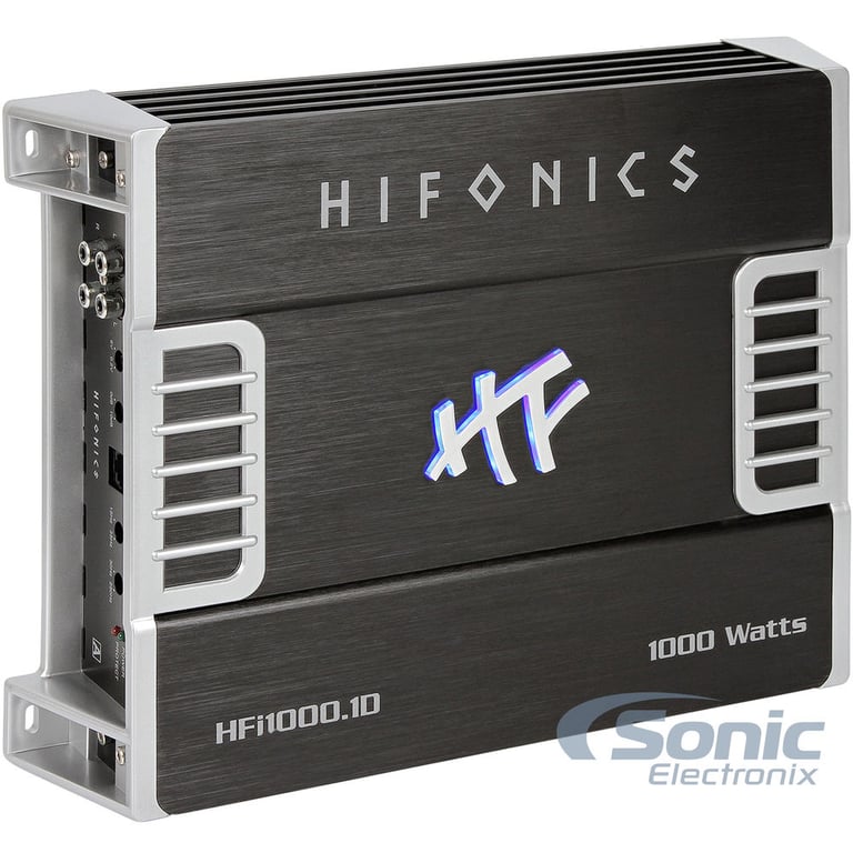 Hifonics HFi1000.1D + Complete 4 AWG Amp Kit Image 3