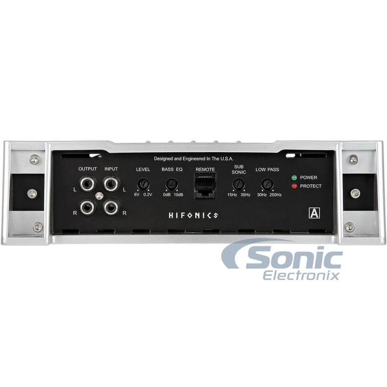 Hifonics HFi1000.1D + Complete 4 AWG Amp Kit Image 5