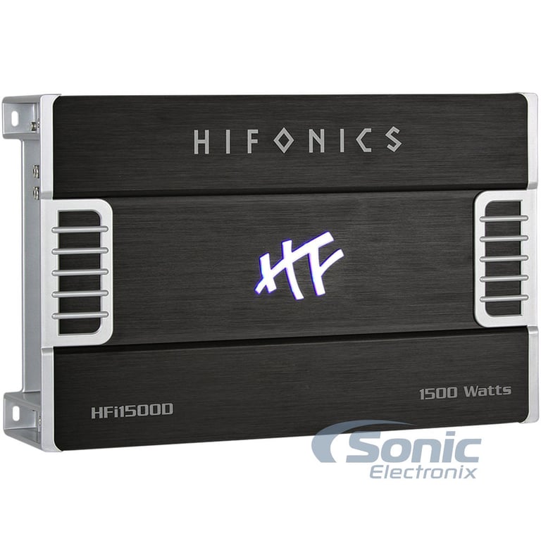 Hifonics HFi1500D 1500W RMS Amplifier + Complete 4 AWG Amp Wiring Kit Image 3
