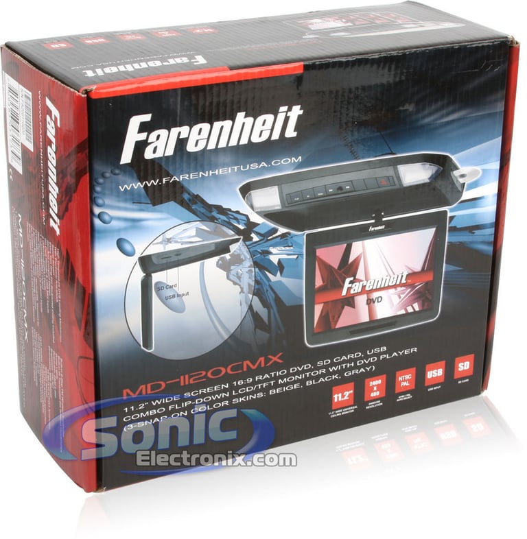 Farenheit MD-1120CMX (Black/Gray/Beige Skins Included) Image 15