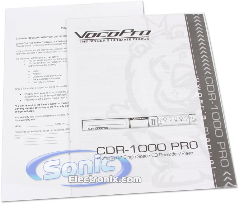 VocoPro CDR-1000 PRO Image 10