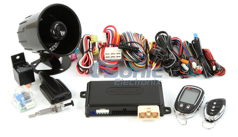 Encore E9 2-way Remote Start & Keyless Entry Alarm System with OL-MDB-ALL Bypass Image 2