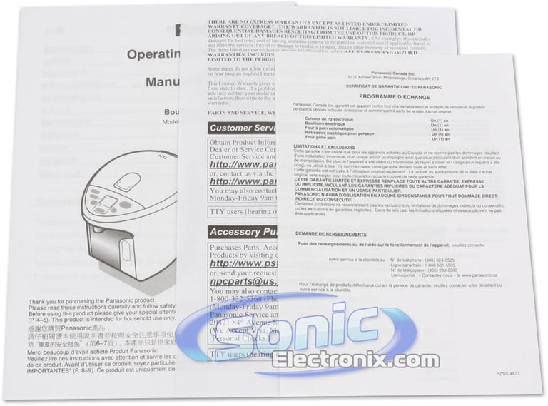 Panasonic NC-HU301P Image 6