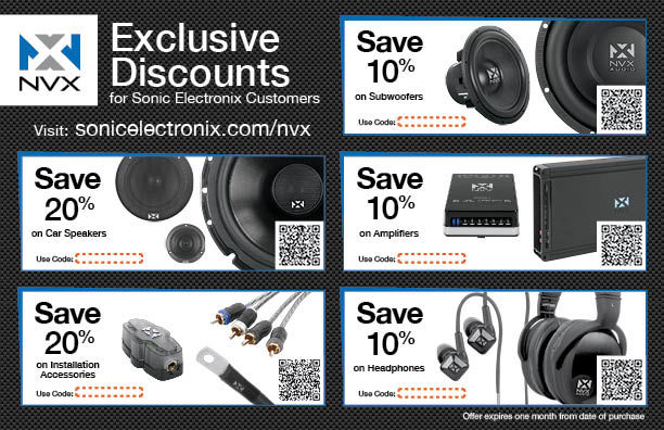 Promotional Amplifier Box Insert Including Special Offers Image 3