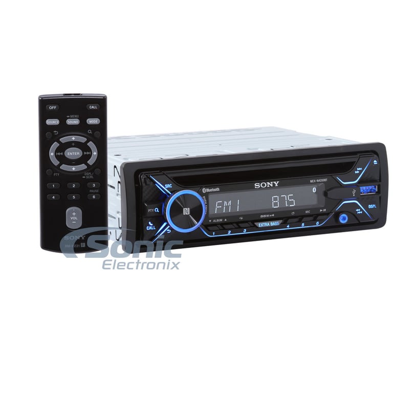 Sony MEX-N4200BT CD Bluetooth Receiver with 6.5" and 6x9" Speaker Bundle Image 2