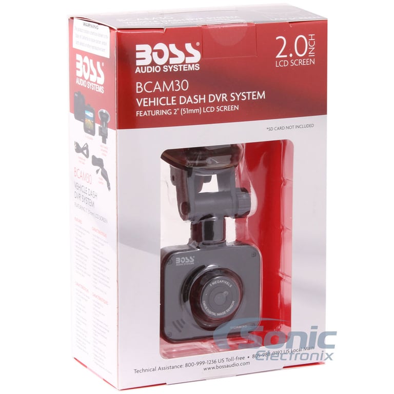Boss BCAM30 Dash DVR Camera Image 5
