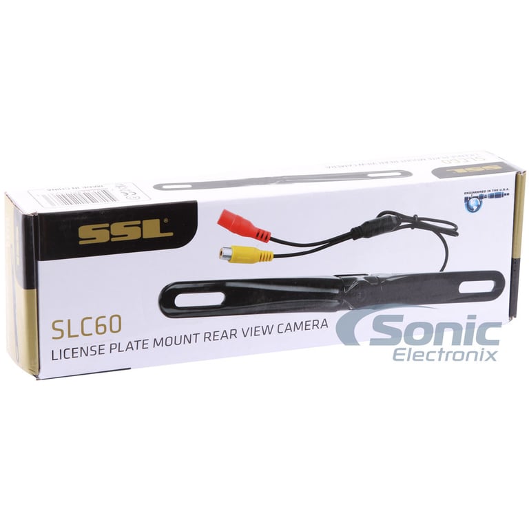 Sound Storm Labs (SSL) SLC60 License Plate Mount Rear View Camera Image 4
