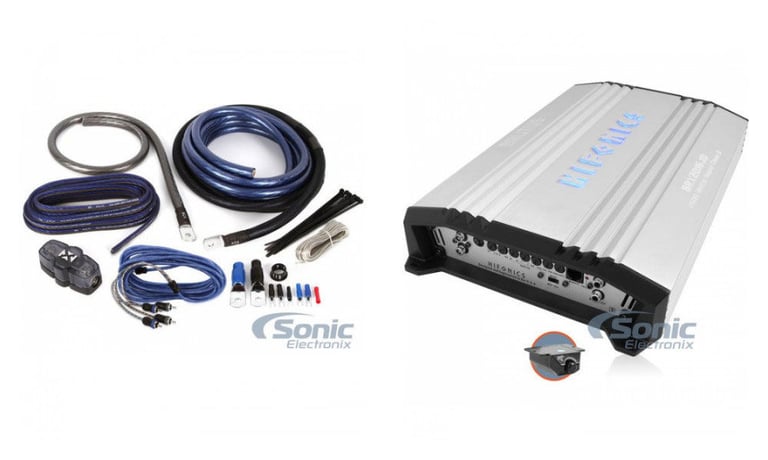 Hifonics Brutus BRX2016.1D 2000 Watt RMS Amplifier + Premium Amp Kit Image 1