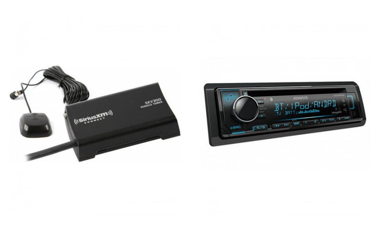 Kenwood KDC-BT32 + SiriusXM Tuner Image 1