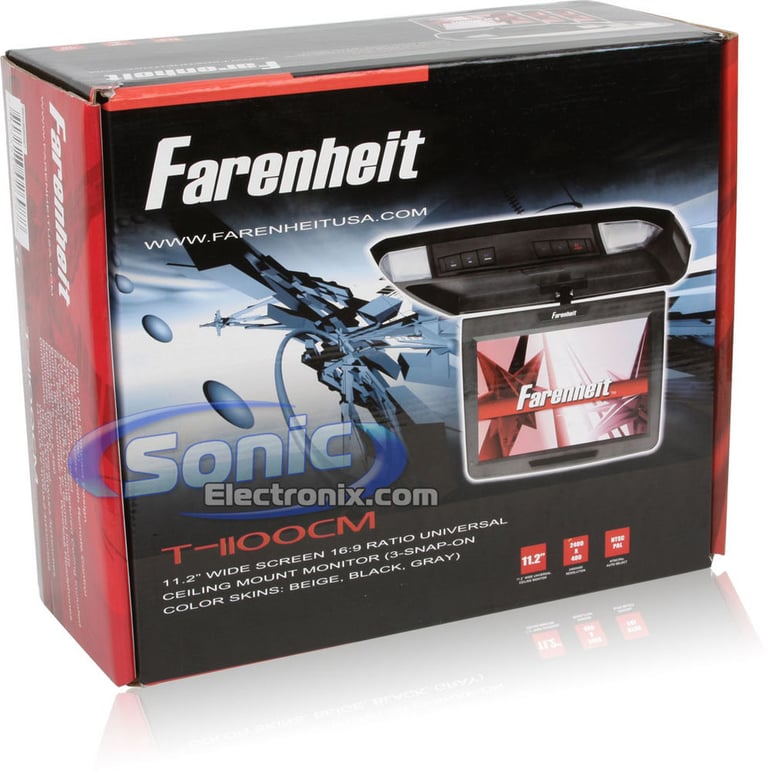 Farenheit T-1100CM (Black/Gray/Beige Skins Included) Image 12