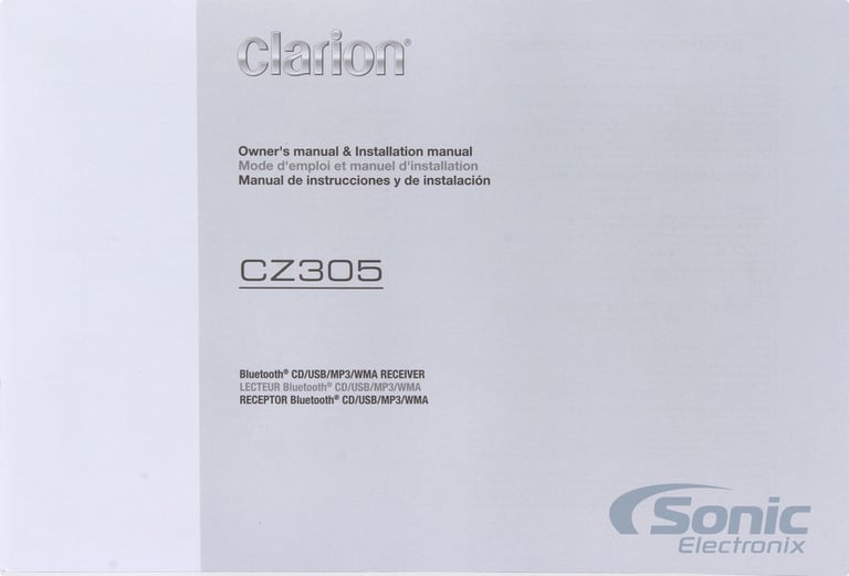 Clarion CZ305 + SiriusXM Tuner Image 15