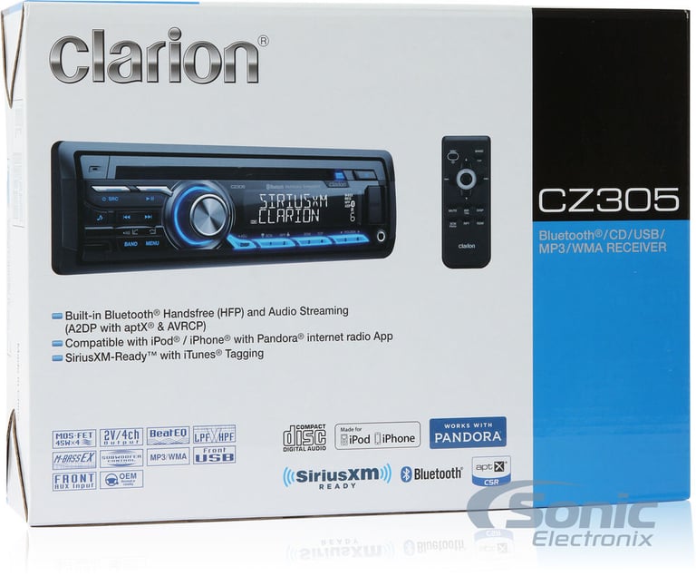 Clarion CZ305 + SiriusXM Tuner Image 17