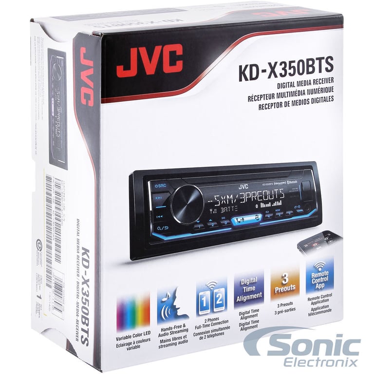 JVC KD-X350BTS + SiriusXM Tuner Image 5