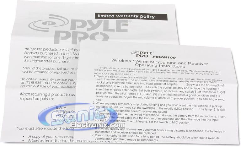 Pyle Pro PDWM100 Image 9