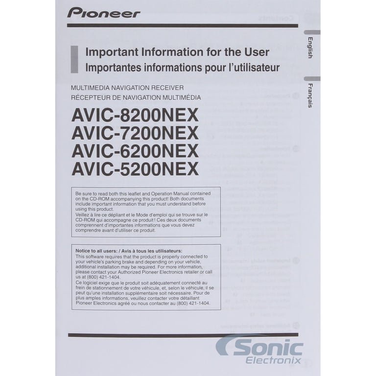 Pioneer AVIC-8201NEX + SiriusXM Tuner Image 20