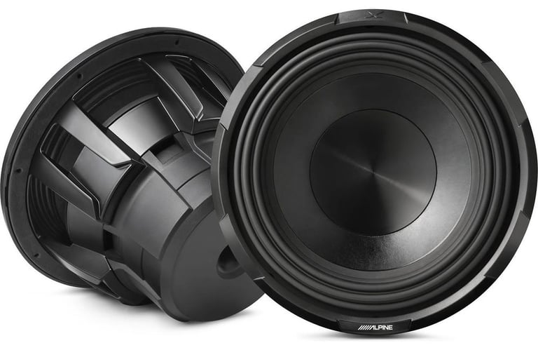 (2) Alpine X-W10D4 Subwoofers Image 1