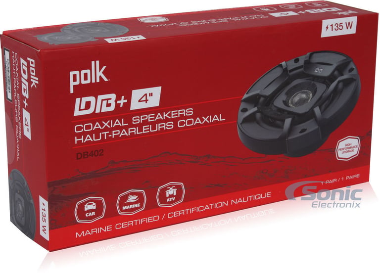 Polk Audio DB+ 4" Coaxial + Sound Deadener (DB402) Image 7