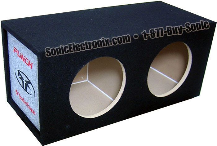 Rockford Fosgate Dual 10" MDF Sealed Logo Enclosure Image 1
