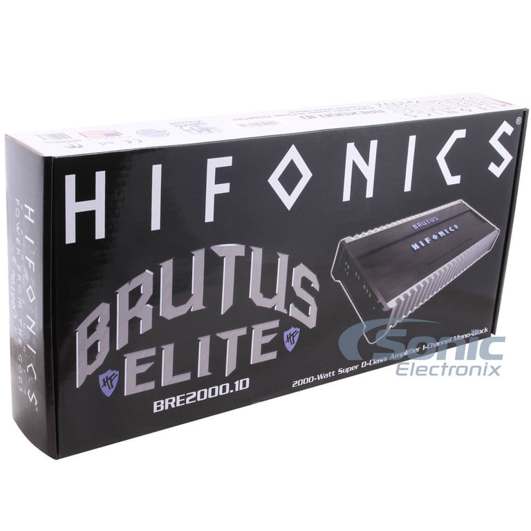 Hifonics BRE2000.1D 2000W Car Amplifier + 4 Gauge Amp Kit + 1 Farad Capacitor Image 8