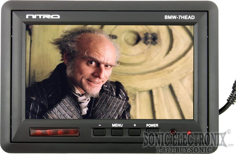 Nitro BMW7HEAD 7" Slim Headrest TFT-LCD Monitor Image 1