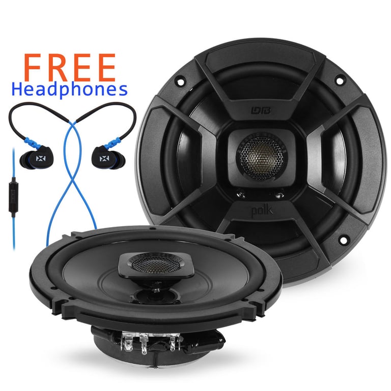 Polk Audio DB652 and NVX IEWR2 Ear Buds Image 1