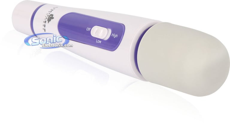 Multi-Speed Neck Body Personal Massage Wand Vibrator with Earbuds Image 2