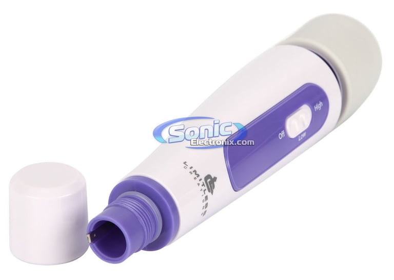 Multi-Speed Neck Body Personal Massage Wand Vibrator with Earbuds Image 3