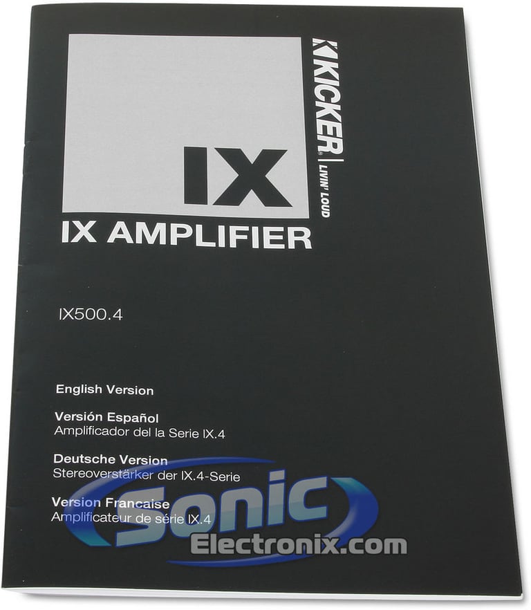 Kicker IX500.4 (10IX500.4) Image 6