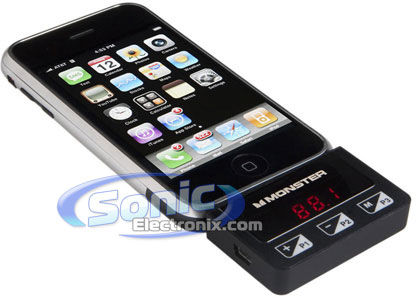 Monster Cable iCarPlay 300 (AI 300 FM-CH) Portable iPod/iPhone FM Transmitter Image 2