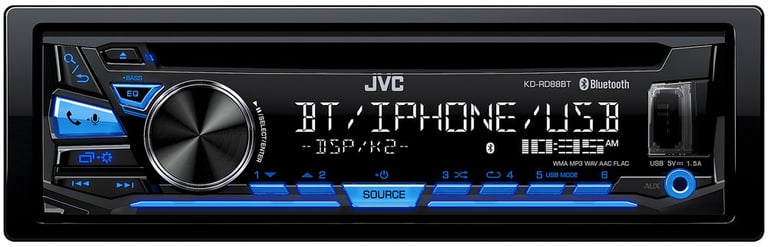 JVC KD-RD88BT (Ships as JVC KD-RD79BT) Image 2