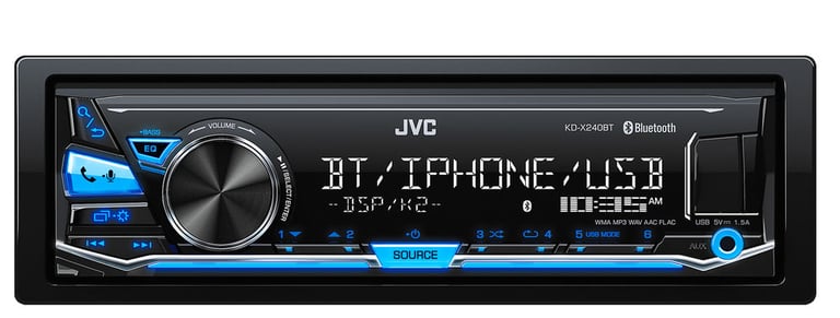 JVC KD-X230 (Ships as KD-X240BT) Image 2