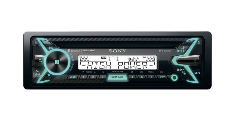 Sony MEX-M100BT Amplified Marine/Powersports Bluetooth Stereo Open Box, Very Good Condition (Used) Image 1
