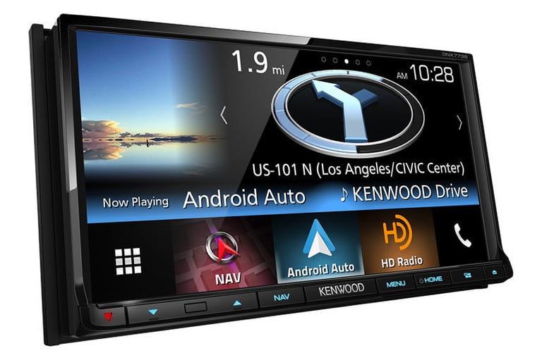 Kenwood DNX773S Apple CarPlay and Android Auto Stereo Image 1