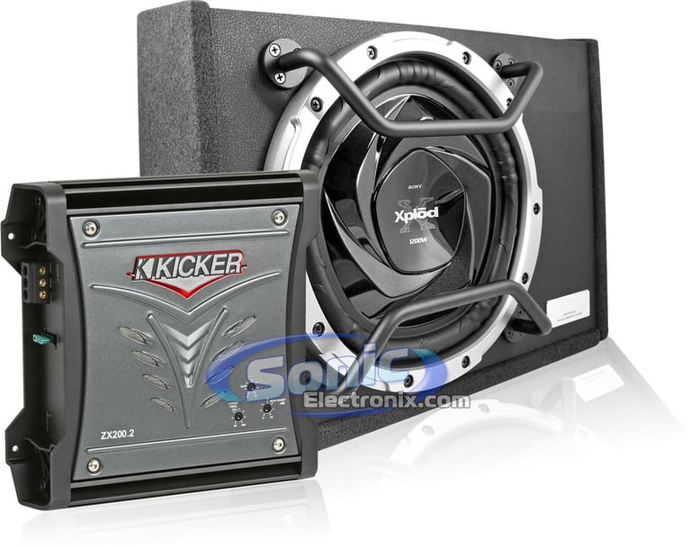 Combo: Kicker ZX200.2 + Sony XS-LB10S Image 1
