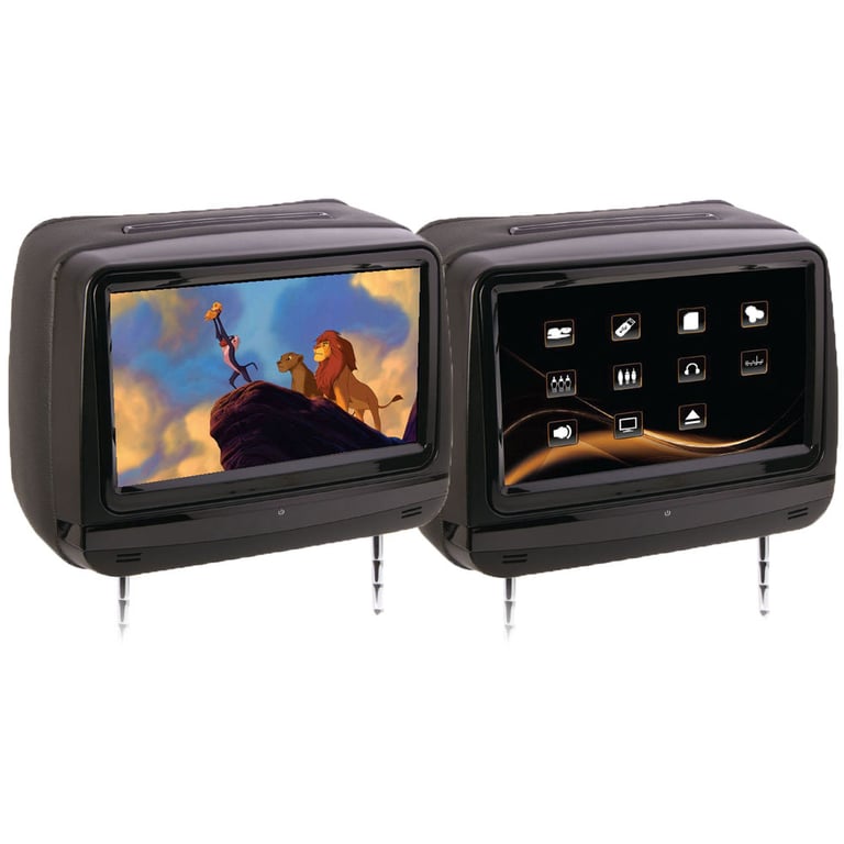 Soundstream VHD-99 GR 9" LCD Touchscreen Car Headrest Monitors (Pair) Image 1