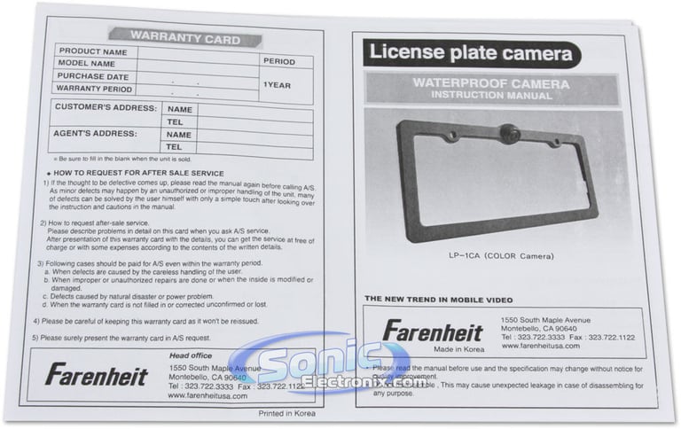 Farenheit LP-1CA Image 6