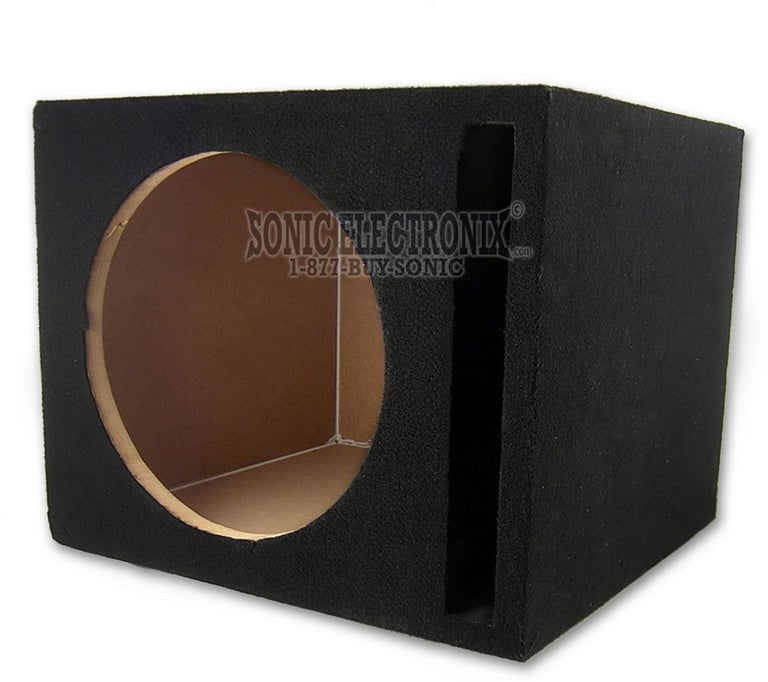 Single 12" VEGA / VMAX PORTED MDF Subwoofer Enclosure Image 1