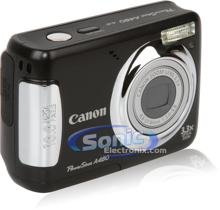 Canon PowerShot A480 (Black)  Image 1