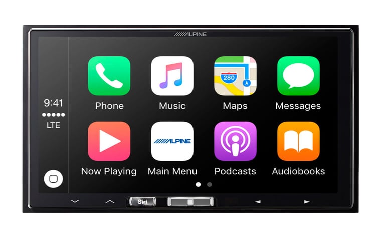 Alpine iLX-107 Wireless CarPlay In-Dash Receiver + FREE Alpine Backup Camera Image 2